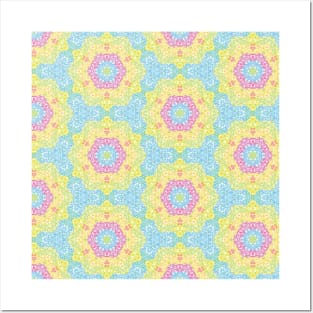 Pointilize Rainbow Burst Pattern Posters and Art